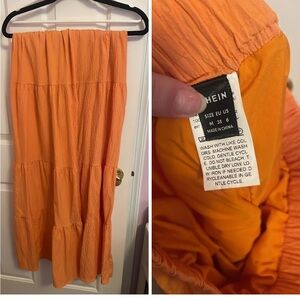 SHEIN Women's Orange pants